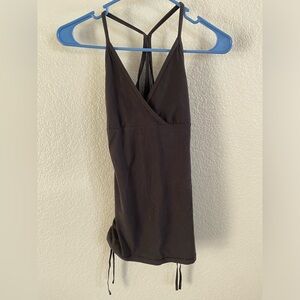 Lululemon Black Yoga Tank With Mesh Back - Sz Small